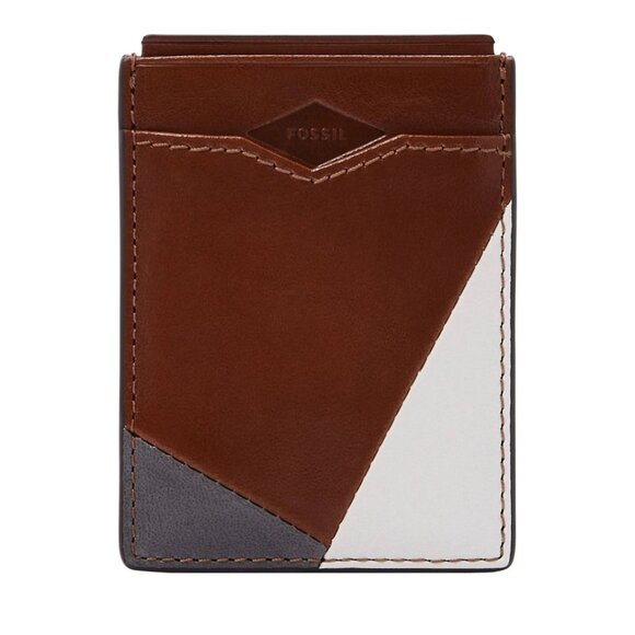 Men's Fossil Mykel Front Pocket Clip Wallet Card Holder - Picture 1 of 4